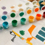 Kit Peinture au Numéro Lisbon, Petit Pinceau