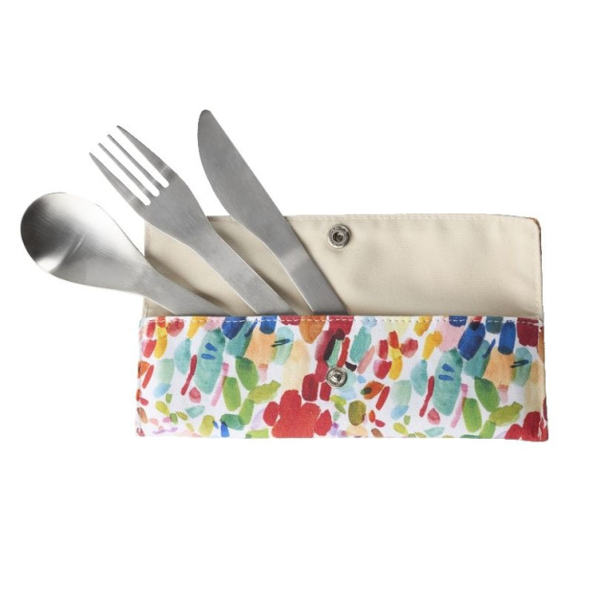 Set de 3 couverts en inox Arty, Qwetch