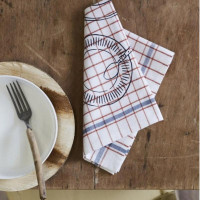 Serviette de table À table paprika, Sylvie Thiriez