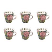 Coffret 6 tasses 17 cl Cottage, Table Passion