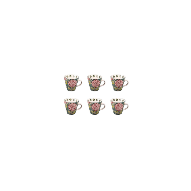 Coffret 6 tasses 17 cl Cottage, Table Passion