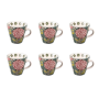 Coffret 6 tasses 17 cl Cottage, Table Passion