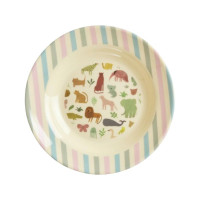 Assiette Creuse Sweet Jungle en mélamine, Rice