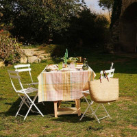 Nappe Delaunay Corail, maison dînette