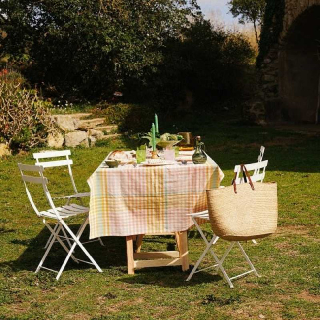 Nappe Delaunay Corail, maison dînette
