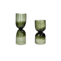Vase/Photophore Diabolo vert, Pomax