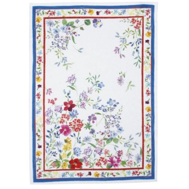 Torchon Primula Blue, Tessitura Toscana Telerie