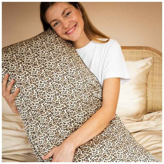 Taie d'Oreiller en Soie 51 x 76 cm Léopard, Emily's Pillow