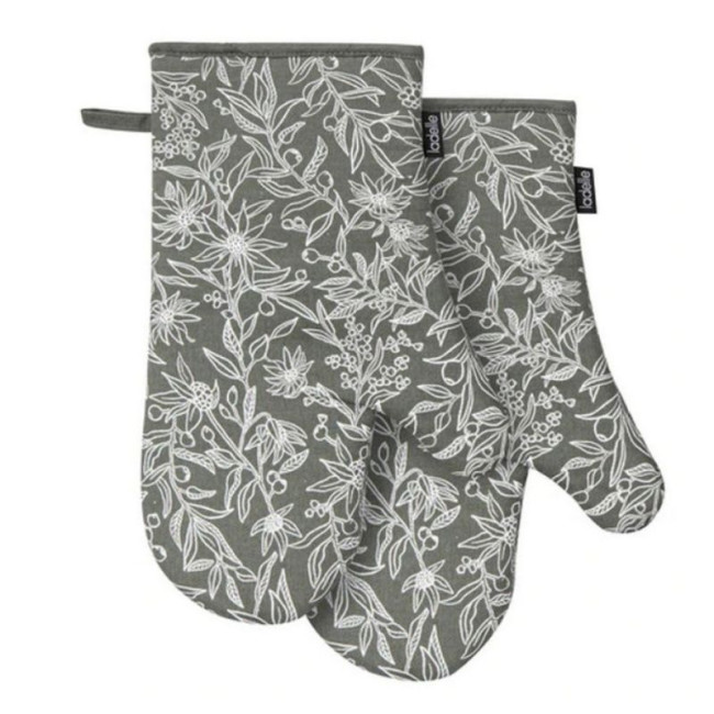 2 gants de cuisine Eco Wildflower Sauge, Ladelle