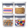 Set 4 Mini-boîtes Hermétiques 0.2L POP, Oxo