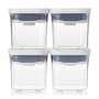 Set 4 Mini-boîtes Hermétiques 0.2L POP, Oxo