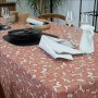 Nappe enduite Brique Ginkgo, Sud Etoffe