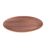 Assiette de présentation Bois Brun 34cm, Table Passion