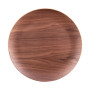 Assiette de présentation Bois Brun 34cm, Table Passion