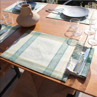 Serviette de table Olea Oil Green, Sud Etoffe
