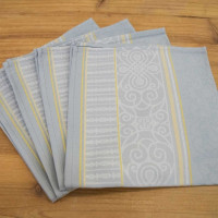 Serviette de table Grignan Souris, Sud Etoffe