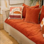 Coussin Jaipur Brique, Sud Etoffe