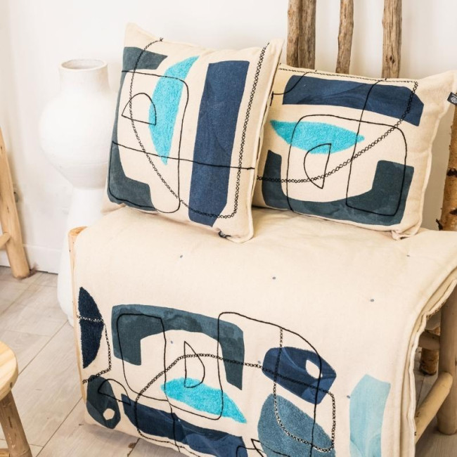 Coussin 40 x 60 cm Lune, Sud Etoffe