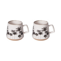Coffret 2 Mugs Palm, Table Passion