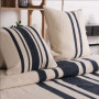 Coussin 45 x 45 cm Canevas, Sud Etoffe