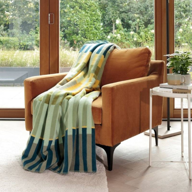 Plaid Lineup Green 150 x 200 cm, Biederlack