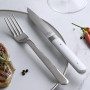 Coffret 4 couteaux steak Fusion Blanc, Amefa