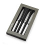 Coffret 4 couteaux steak Fusion Blanc, Amefa
