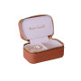 Mini Boîte à Bijoux de Voyage Marie Cuir Camel, Maison Scarlett