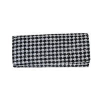 Pochette à bijoux Catherine Pied de Poule Noir, Maison Scarlett
