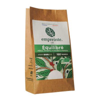 Café Bio Équilibré en grains empreinte café, Tchanqué Gourmet