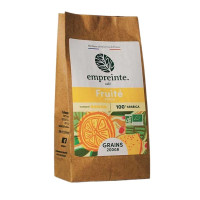 Café Bio Fruité en grains empreinte café, Tchanqué Gourmet