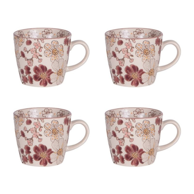 Coffret 4 tasses 36 cl Kiyo, Table Passion