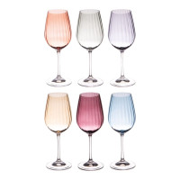 Coffret 6 verres à pied Lumen 35cl, Table Passion