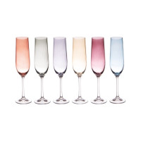 Coffret 6 flûtes Lumen 19 cl, Table Passion