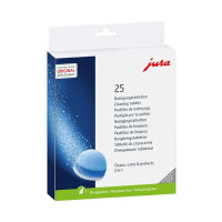 JURA Pastilles de Nettoyage 3 phases - boîte de 25 unités