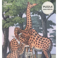 Puzzle 1000 pièces Girafes, Kiub