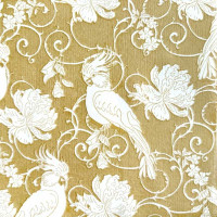 Serviettes en papier Perruche Or, Françoise PAVIOT