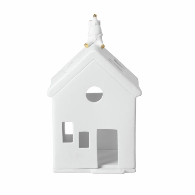 Maison Photophore Père Noël en attente de Rudolf, Räder