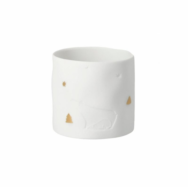 Photophore en Porcelaine Ours Polaire, Räder