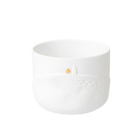 Photophore en Porcelaine Empreinte de Pas, Räder