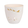 Photophore en Porcelaine Traineau du Père Noël, Räder