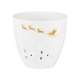 Photophore en Porcelaine Traineau du Père Noël, Räder
