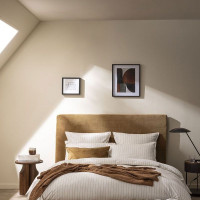 Housse de couette Flanelle Équilibre Noisette, Essix