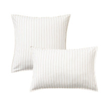 Taie d'oreiller Flanelle Equilibre Noisette, Essix