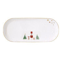 Plat à cake 34 x 15 cm Let It Snow, Easy Life