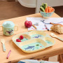 Tasse 2 anses Bleu Ocean Print en Mélamine, Rice