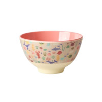 Bol en mélamine Corail Ocean Print, Rice