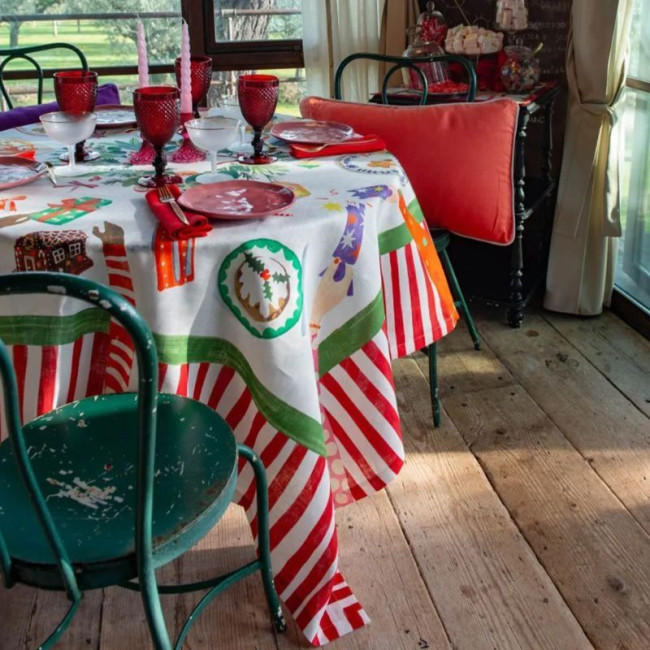 Nappe Hand on Christmas, Tessitura Toscana Telerie