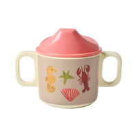 Tasse 2 anses Corail Ocean Print en mélamine, Rice