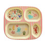 Assiette 4 Compartiments Corail Ocean Print, Rice